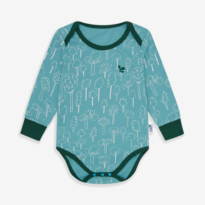 Thermal Baby Grow Turquoise Forest